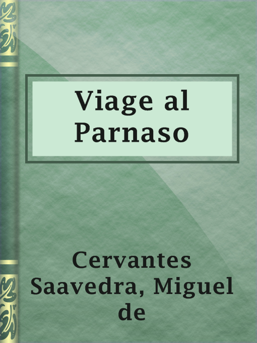Title details for Viage al Parnaso by Miguel de Cervantes Saavedra - Available